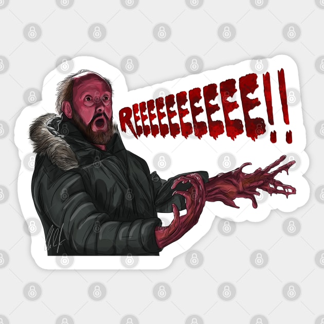 The Thing: It Isn't Bennings Sticker by 51Deesigns